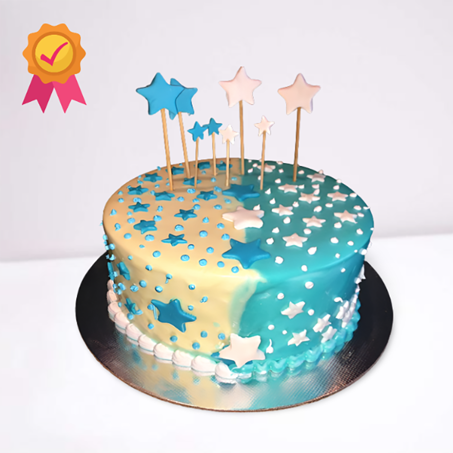 Epic Star Blast Blue & White