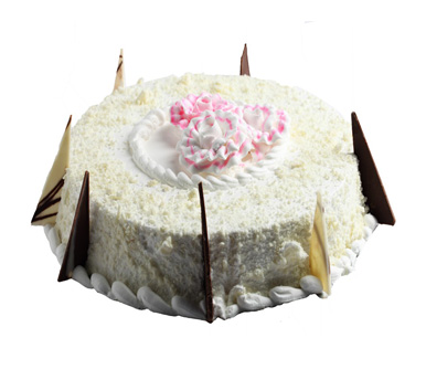 white fantasy cake